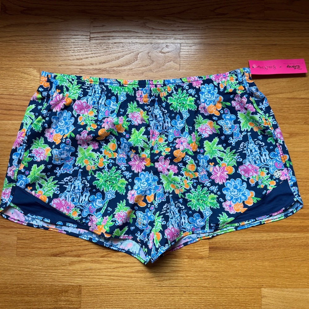 Disney x Lilly Pulitzer Ocean Trail Shorts NWT